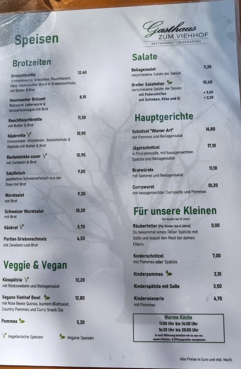 Speisekarte photo 1