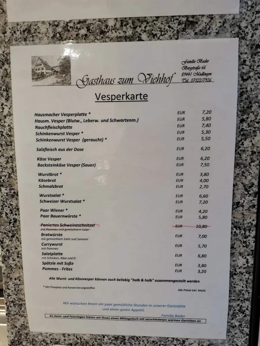 Speisekarte photo 5