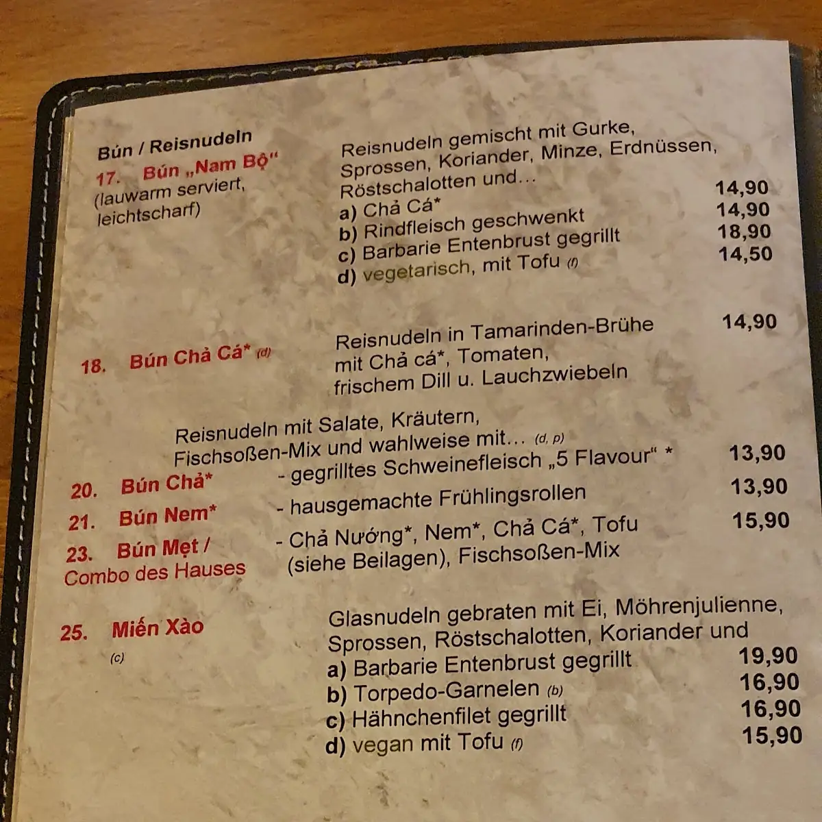 Speisekarte photo 4