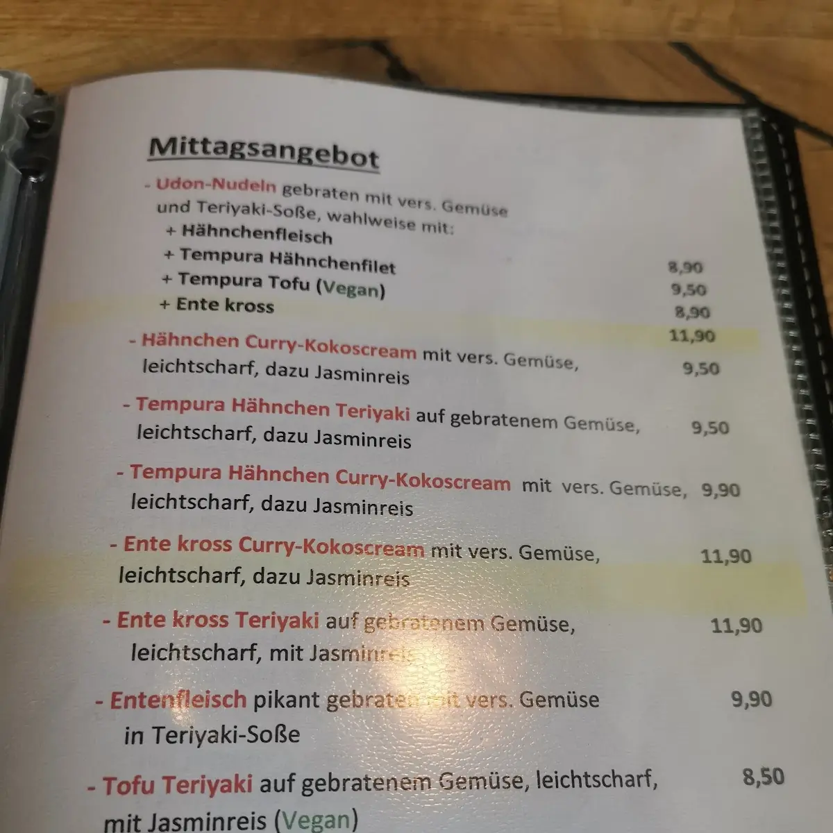 Speisekarte photo 6