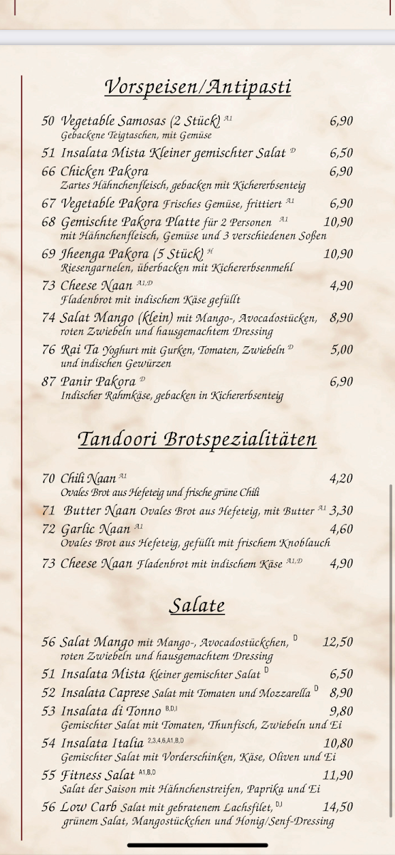 Speisekarte photo 5