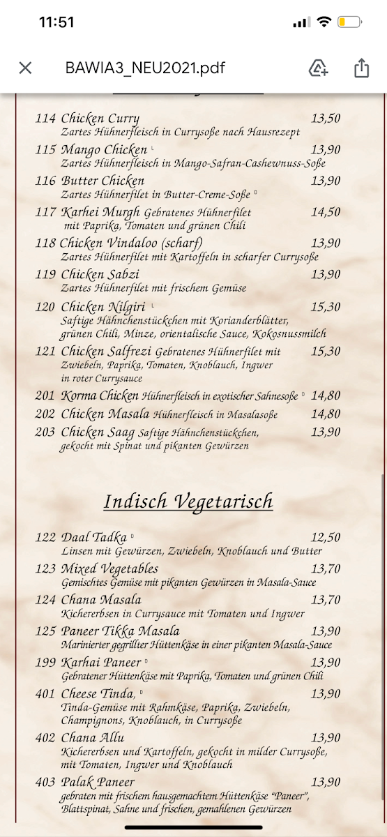 Speisekarte photo 8