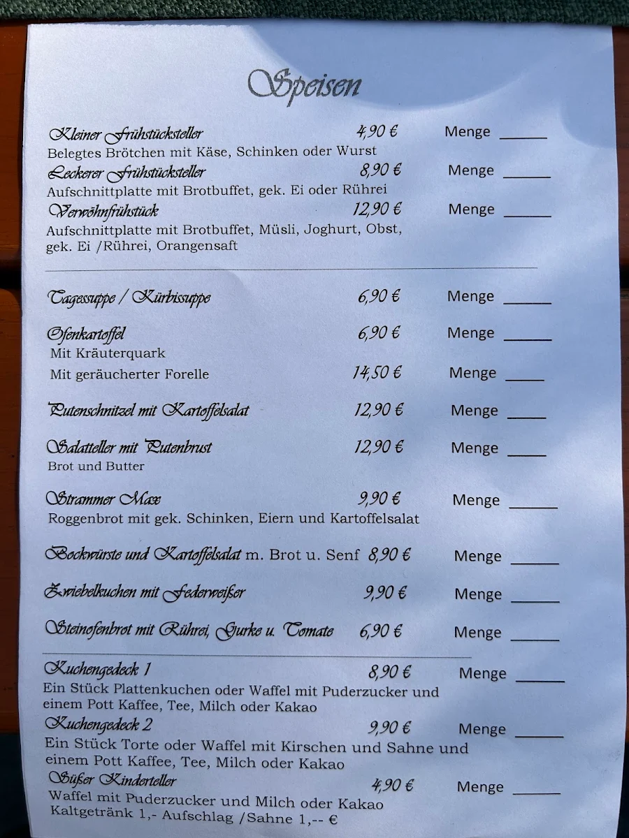 Speisekarte photo 3