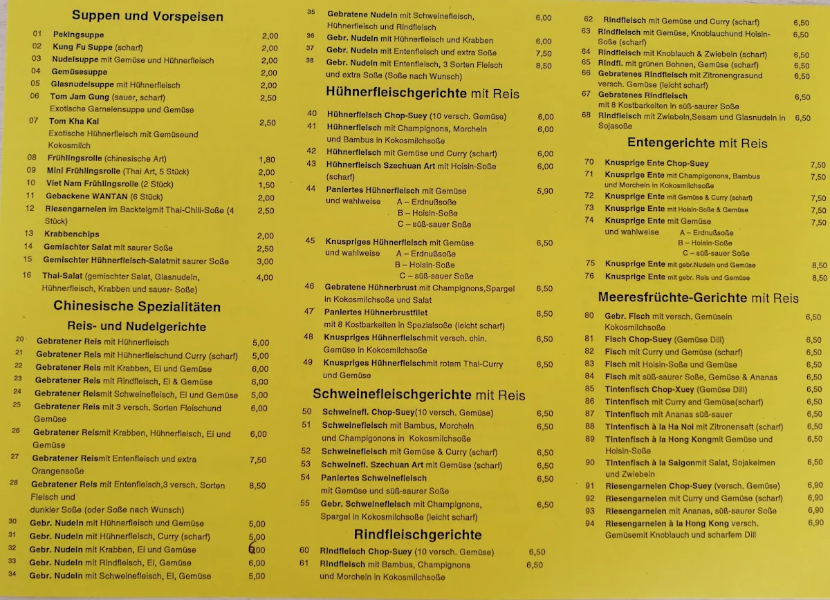 Speisekarte photo 2