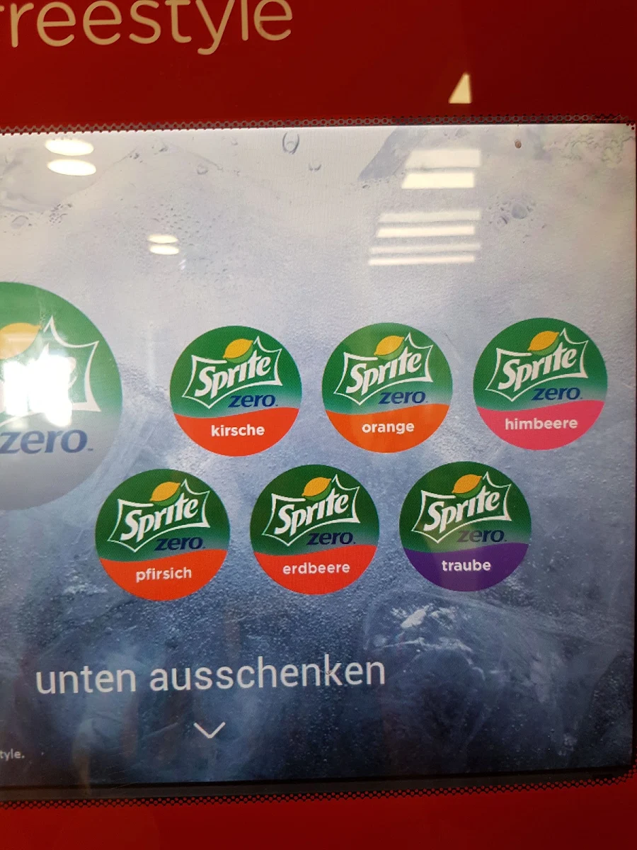 Speisekarte, Burger King Hildesheim