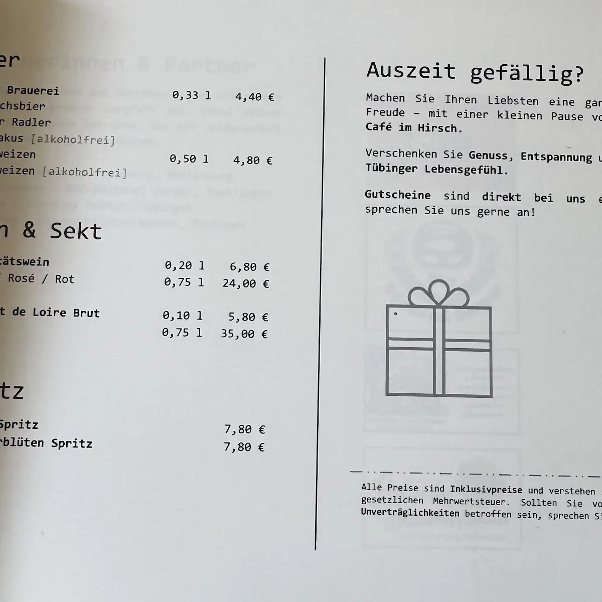 Speisekarte photo 6