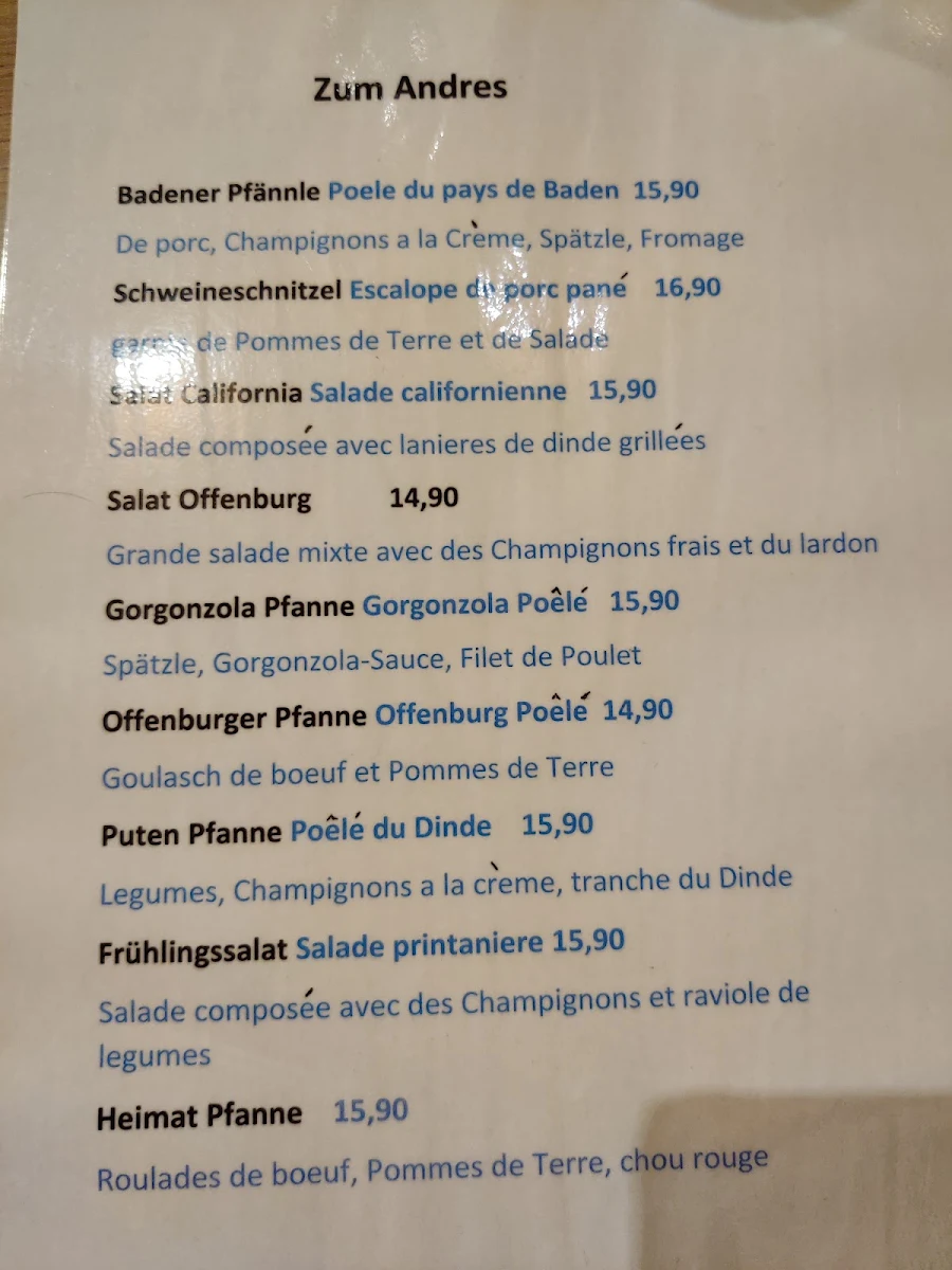 Speisekarte photo 9