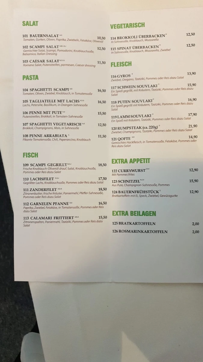 Speisekarte photo 1