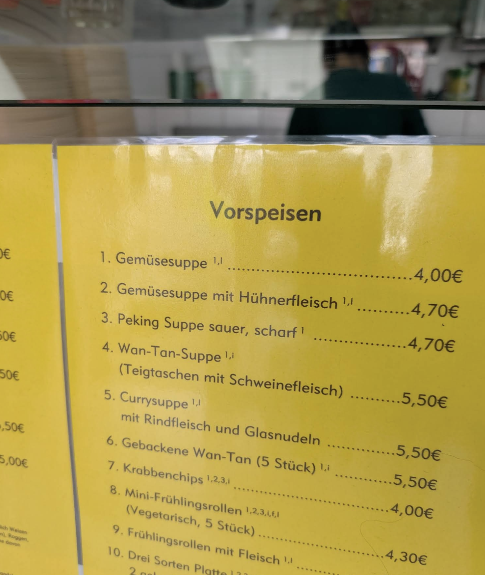 Speisekarte photo 10