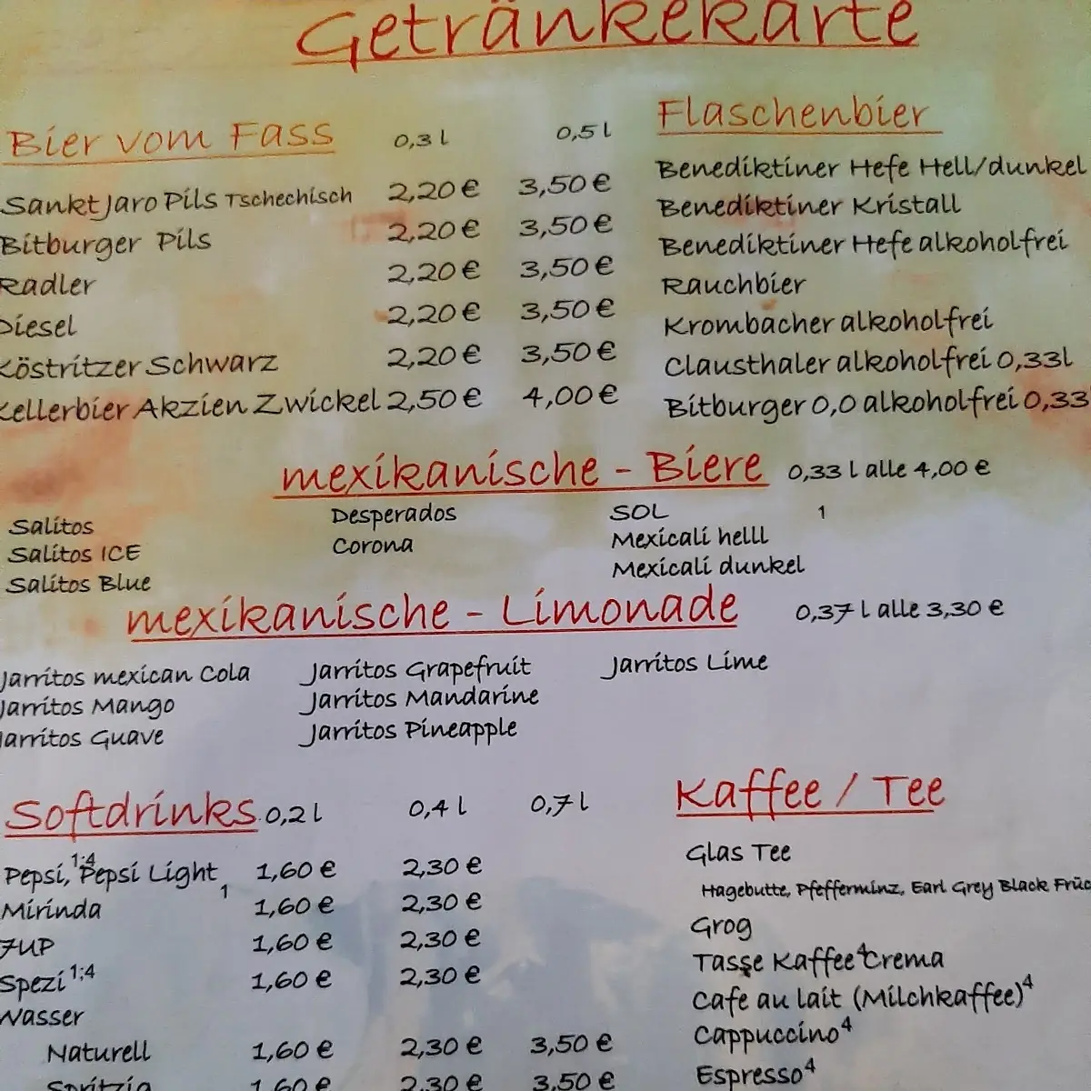 Speisekarte photo 5