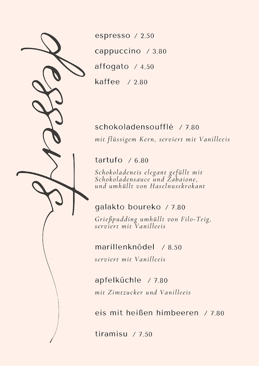 Speisekarte photo 4