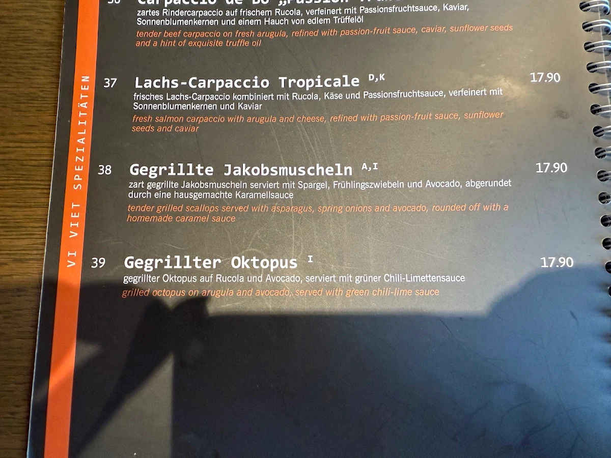 Speisekarte photo 2