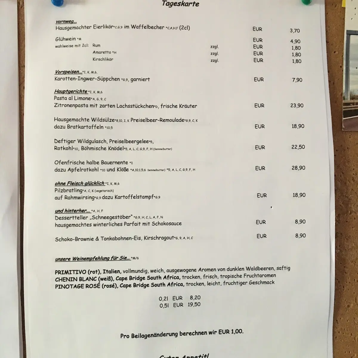 Speisekarte photo 2