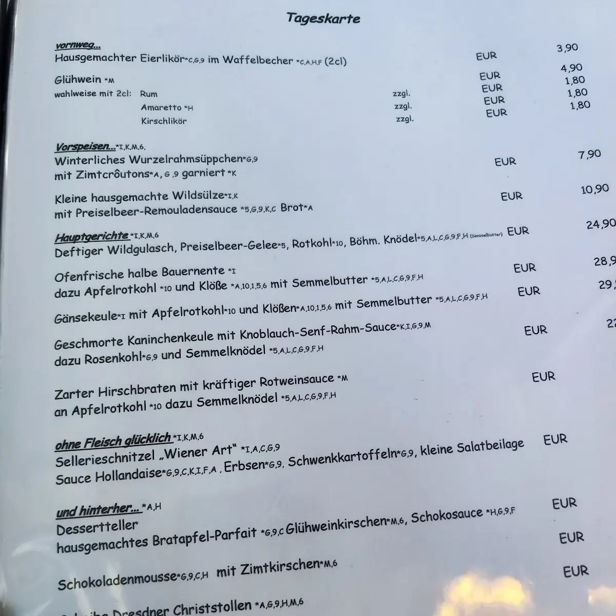 Speisekarte photo 6