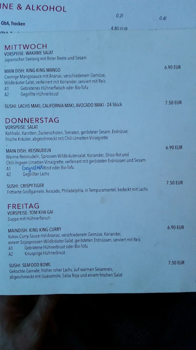 Speisekarte photo 3
