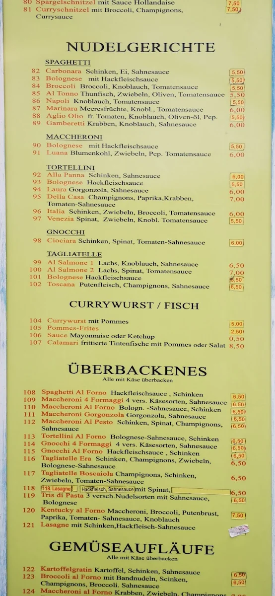 Speisekarte photo 2