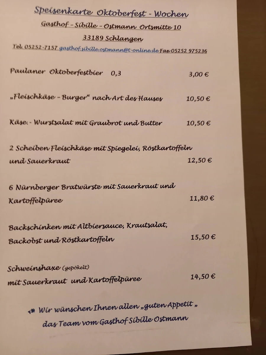 Speisekarte photo 2