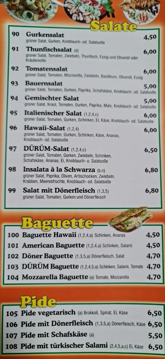 Speisekarte photo 5