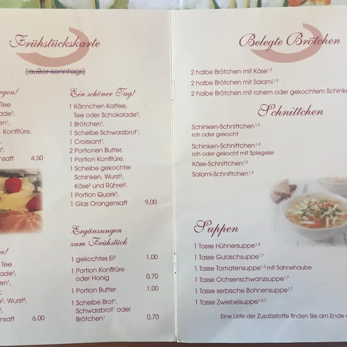 Speisekarte photo 3