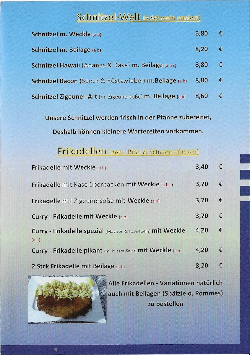 Speisekarte photo 1