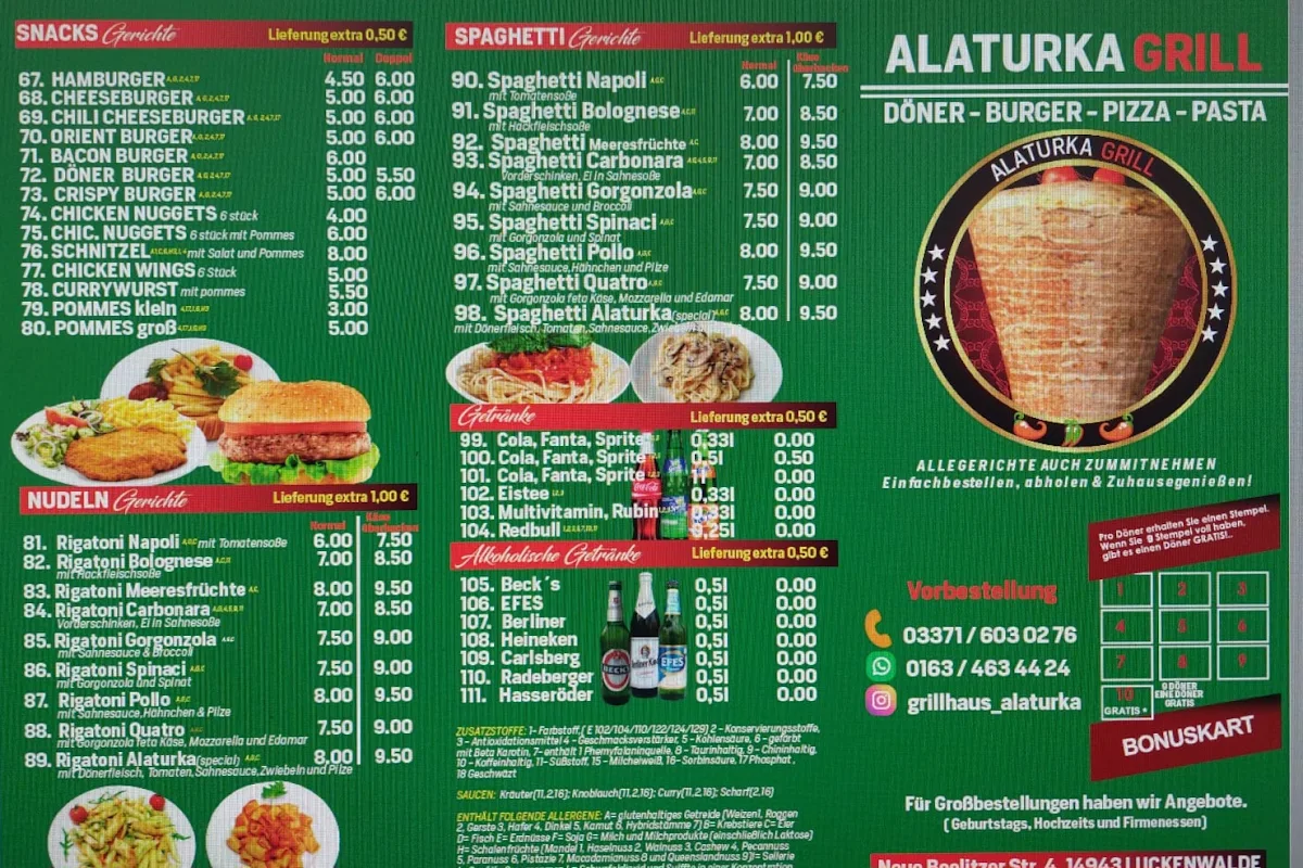 Speisekarte photo 2
