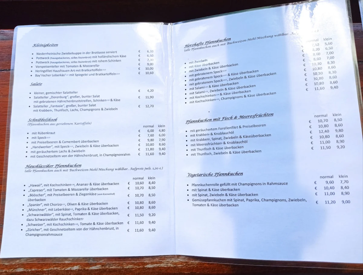 Speisekarte photo 1