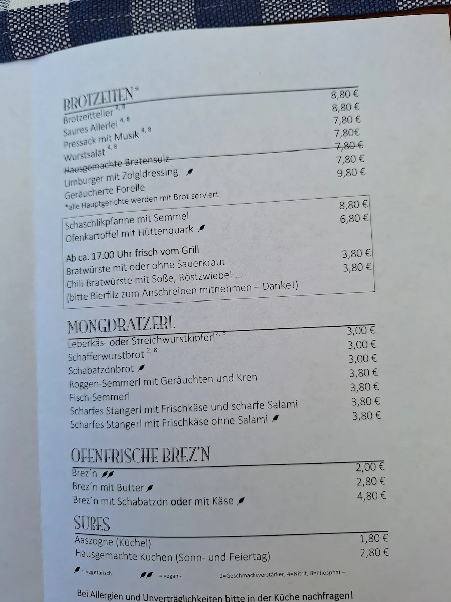 Speisekarte photo 3
