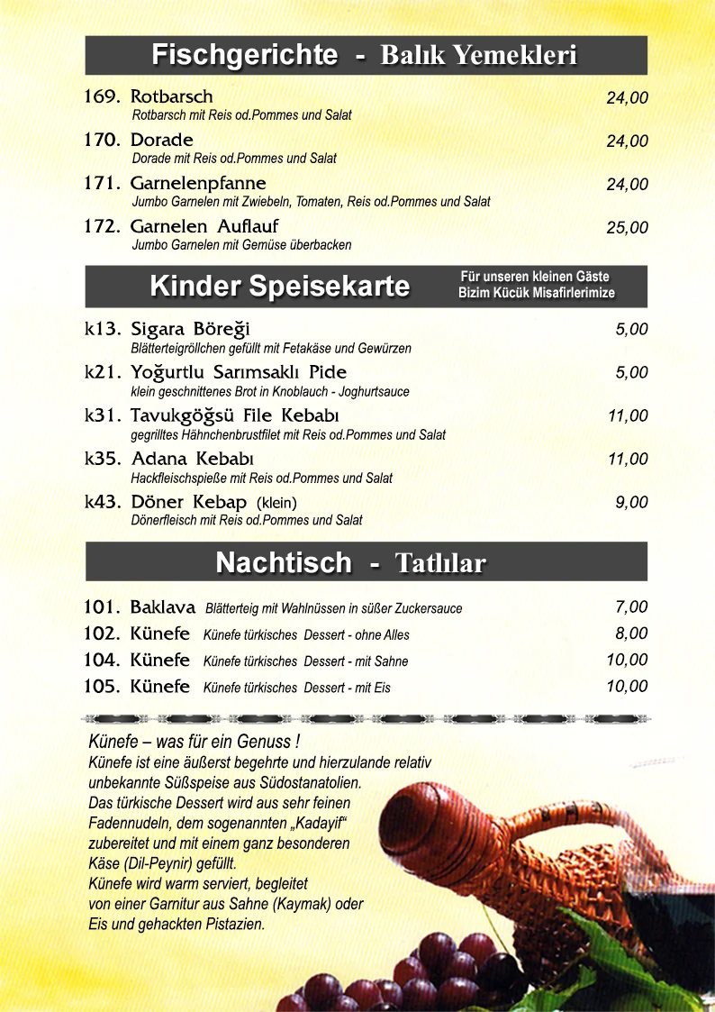 Speisekarte photo 2