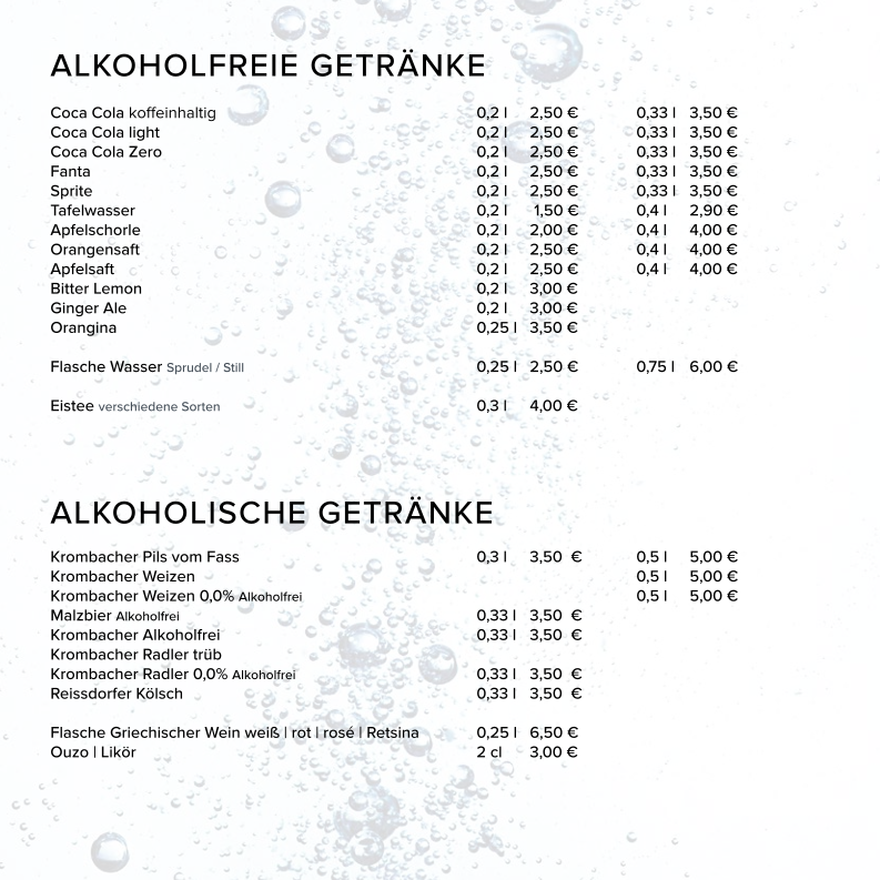 Speisekarte photo 2