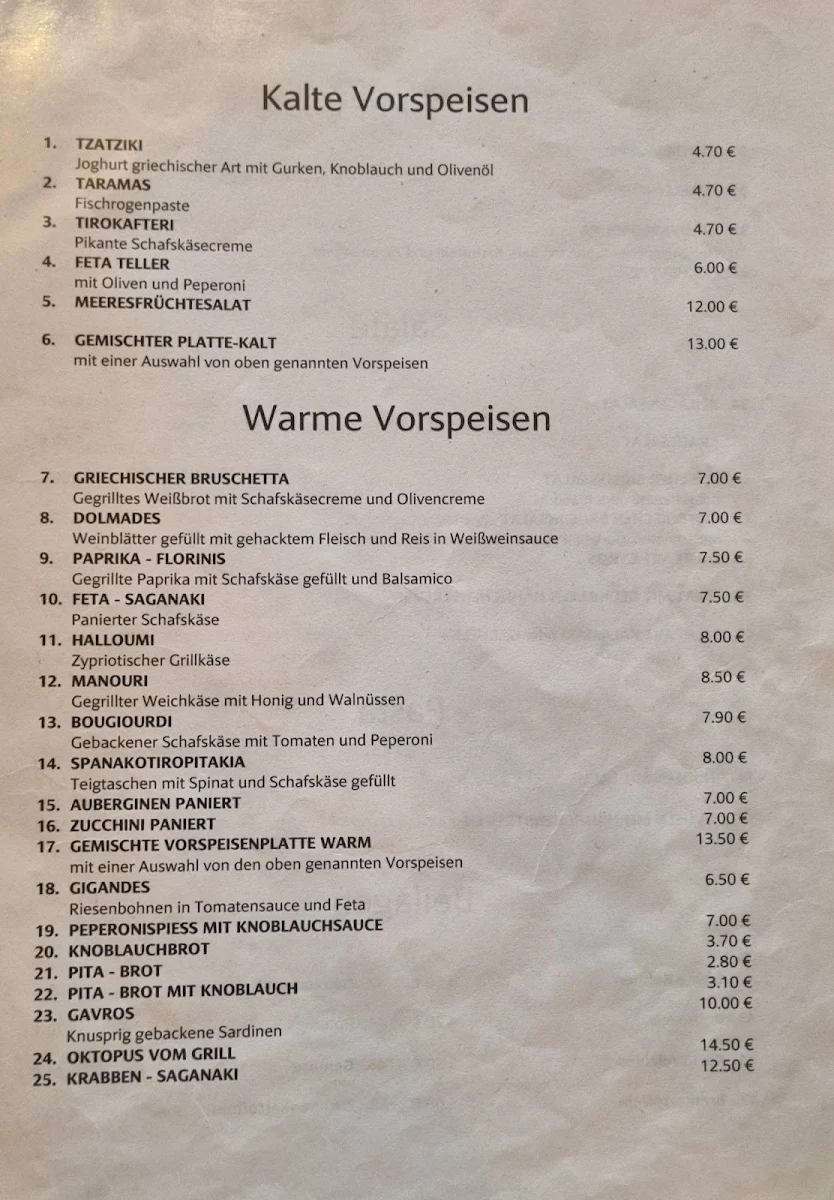 Speisekarte photo 2