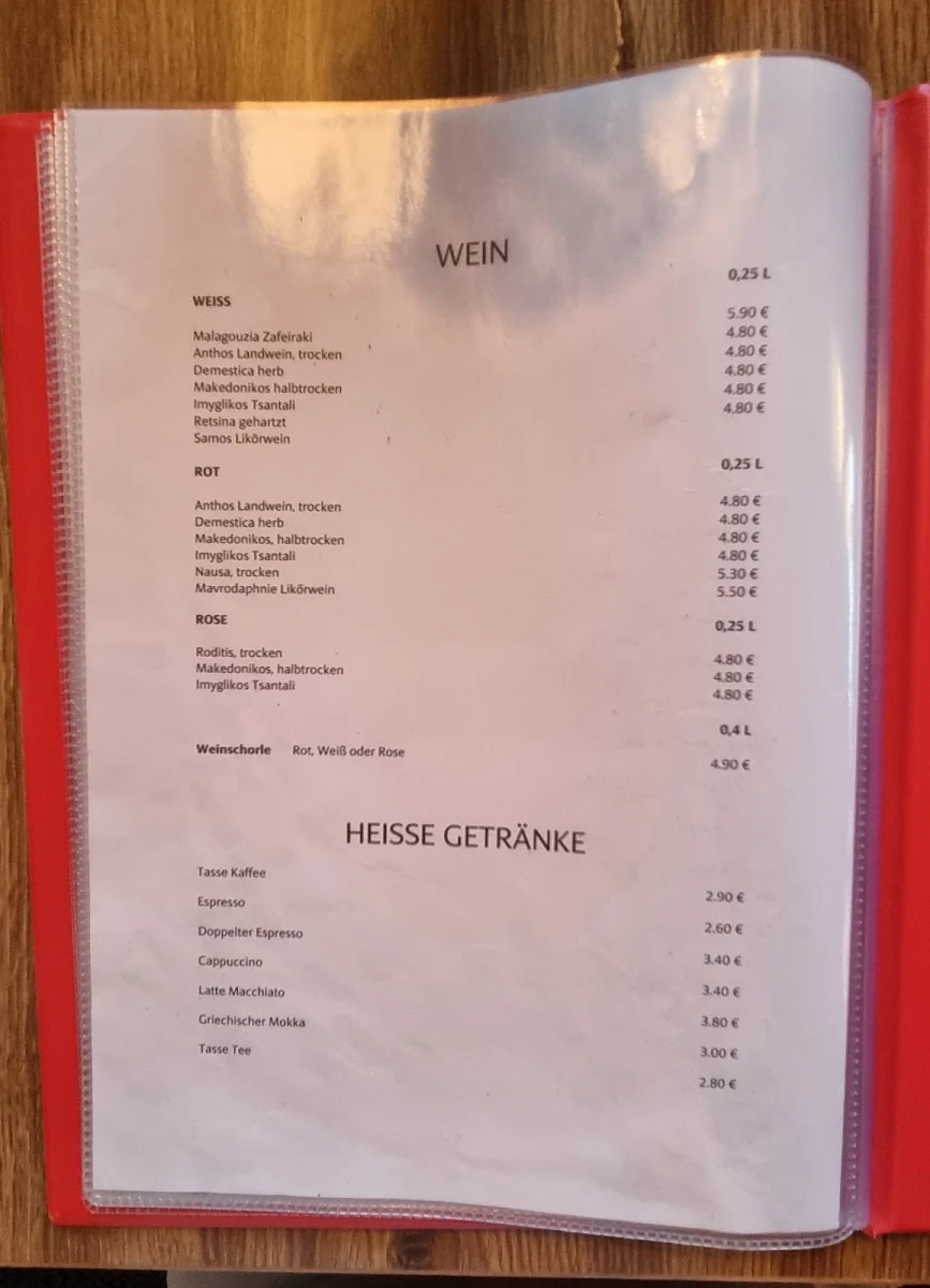 Speisekarte photo 4