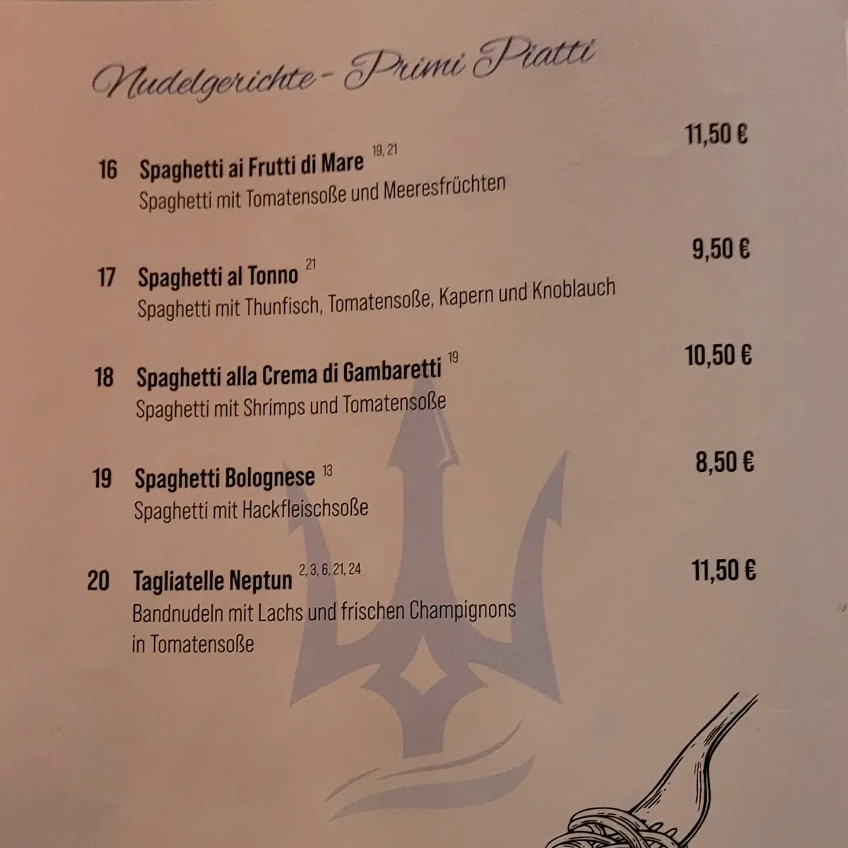 Speisekarte photo 8