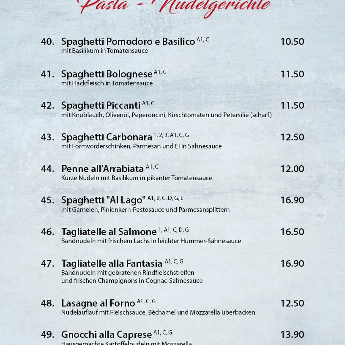 Speisekarte photo 3