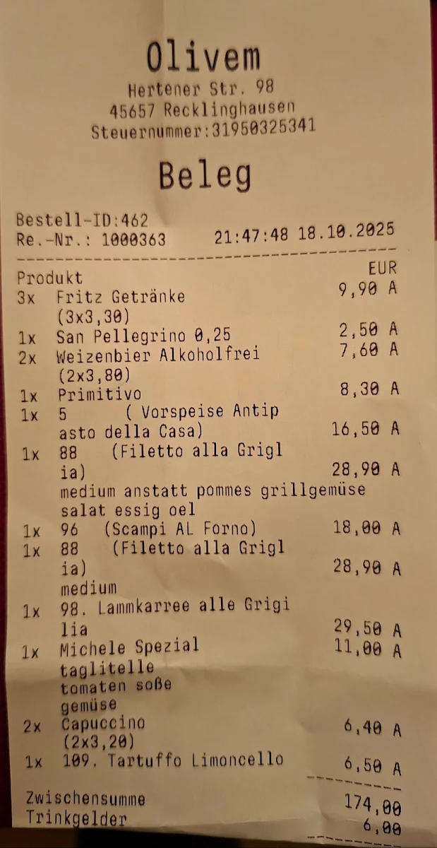 Speisekarte photo 4