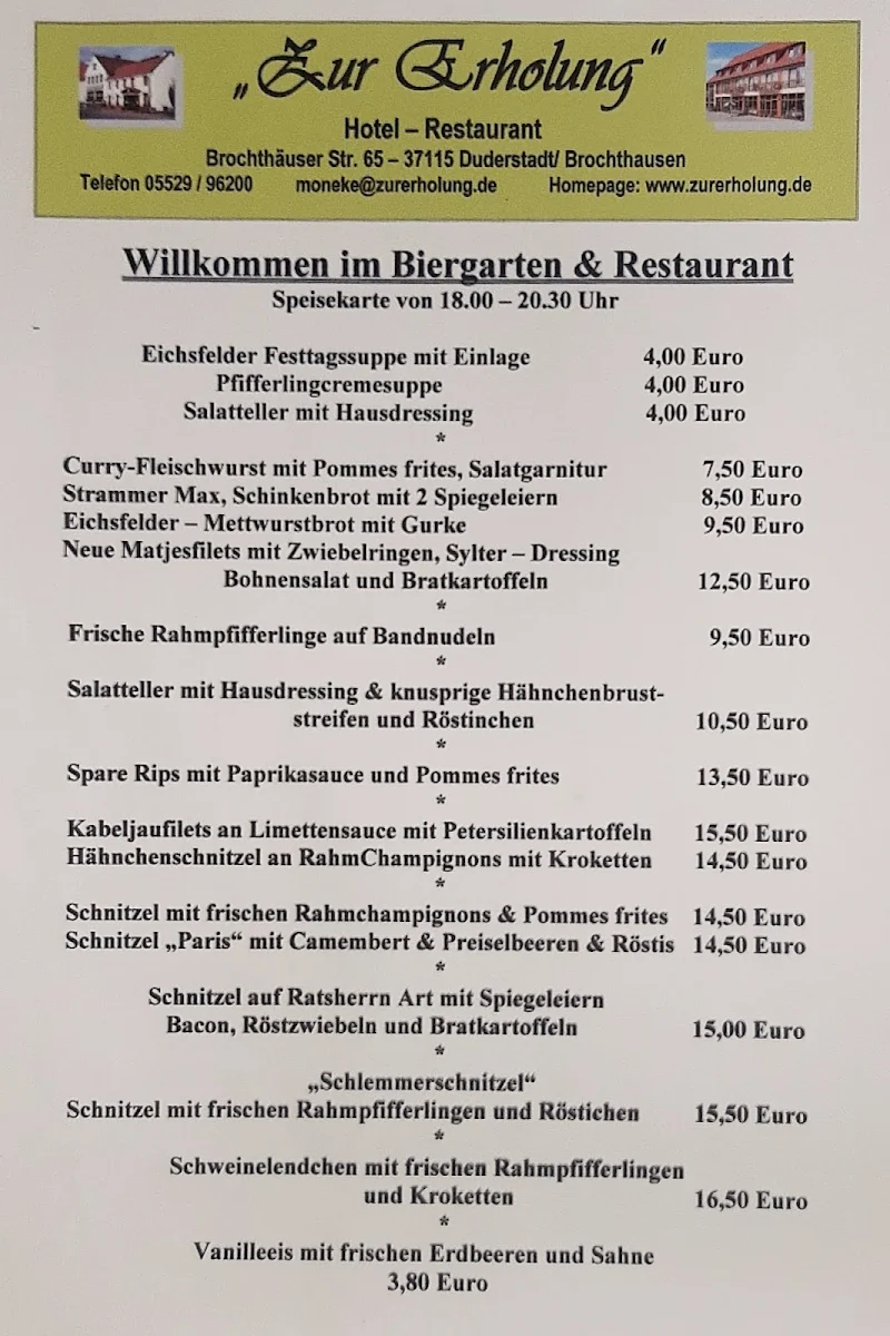Speisekarte photo 2