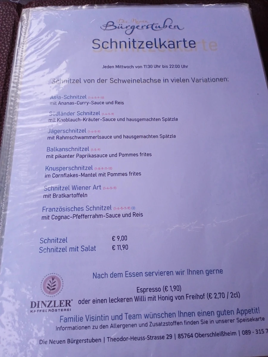 Speisekarte photo 5