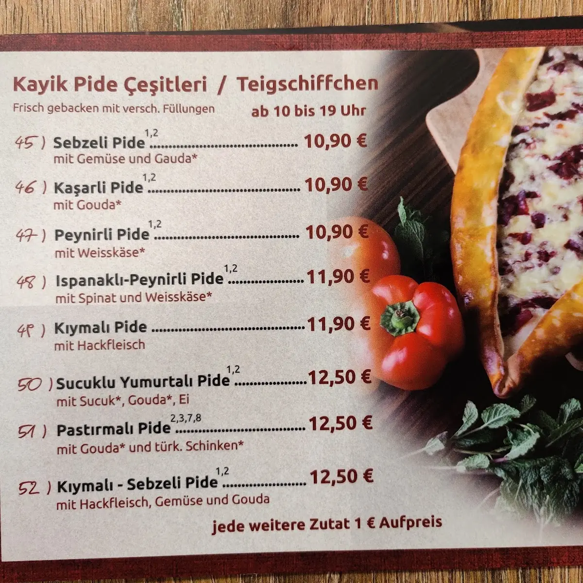 Speisekarte photo 10