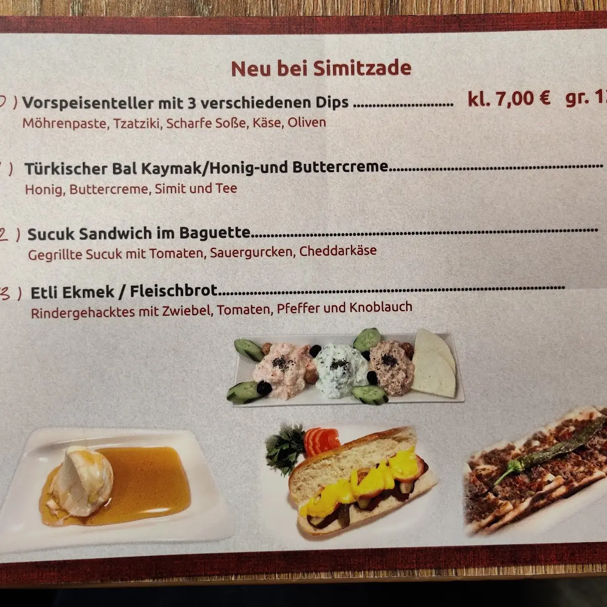 Speisekarte photo 5