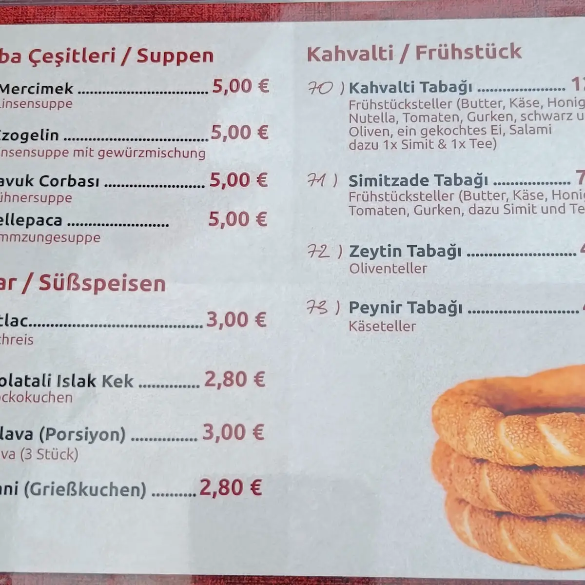 Speisekarte photo 8