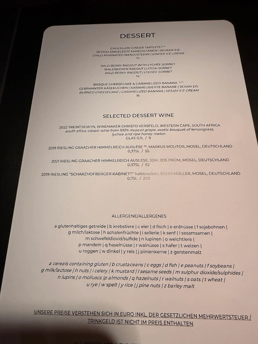 Speisekarte photo 2