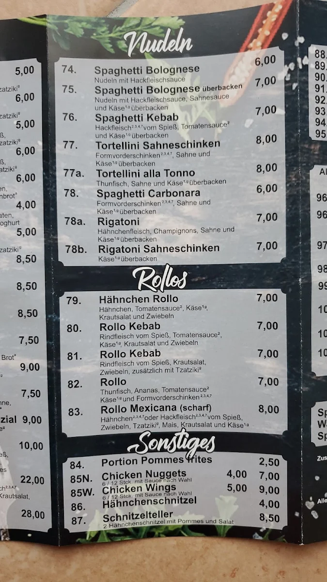 Speisekarte photo 4