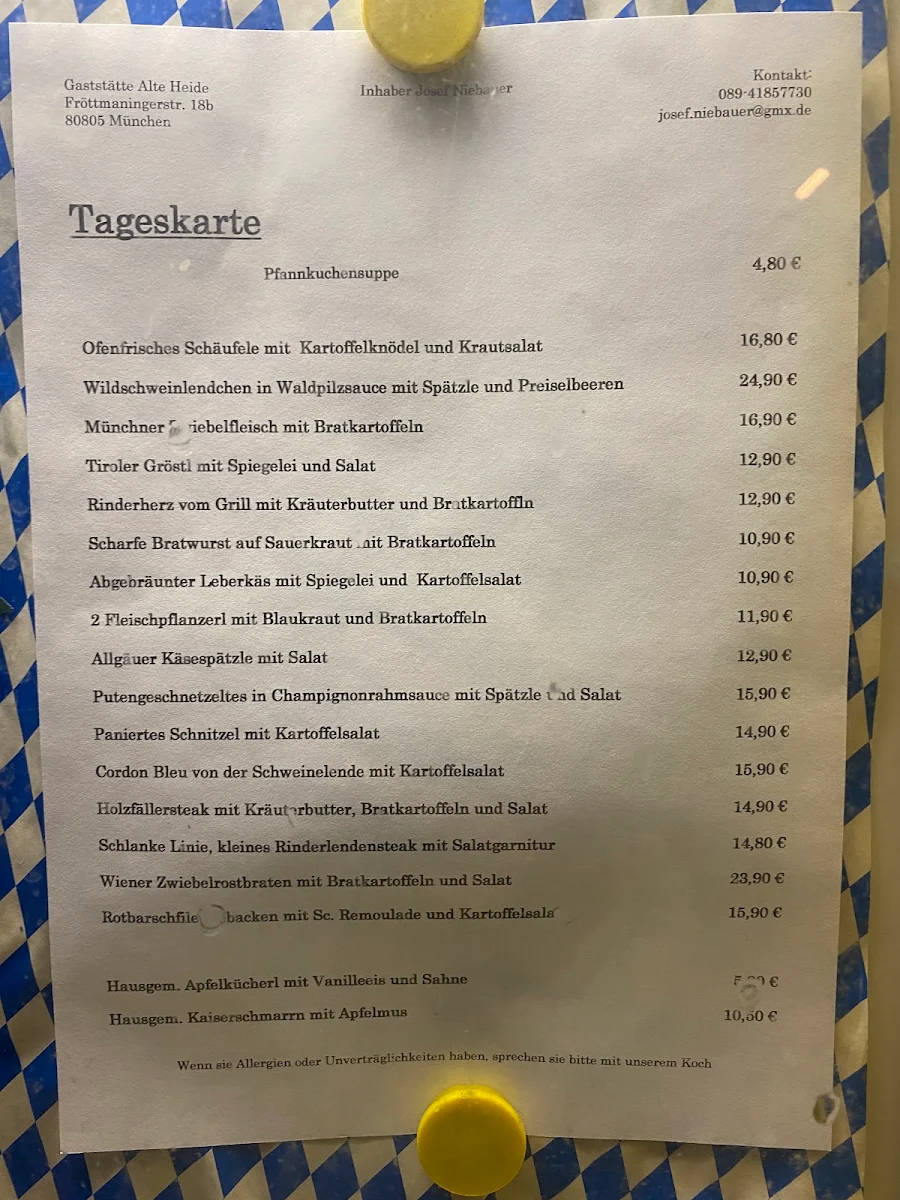 Speisekarte photo 2