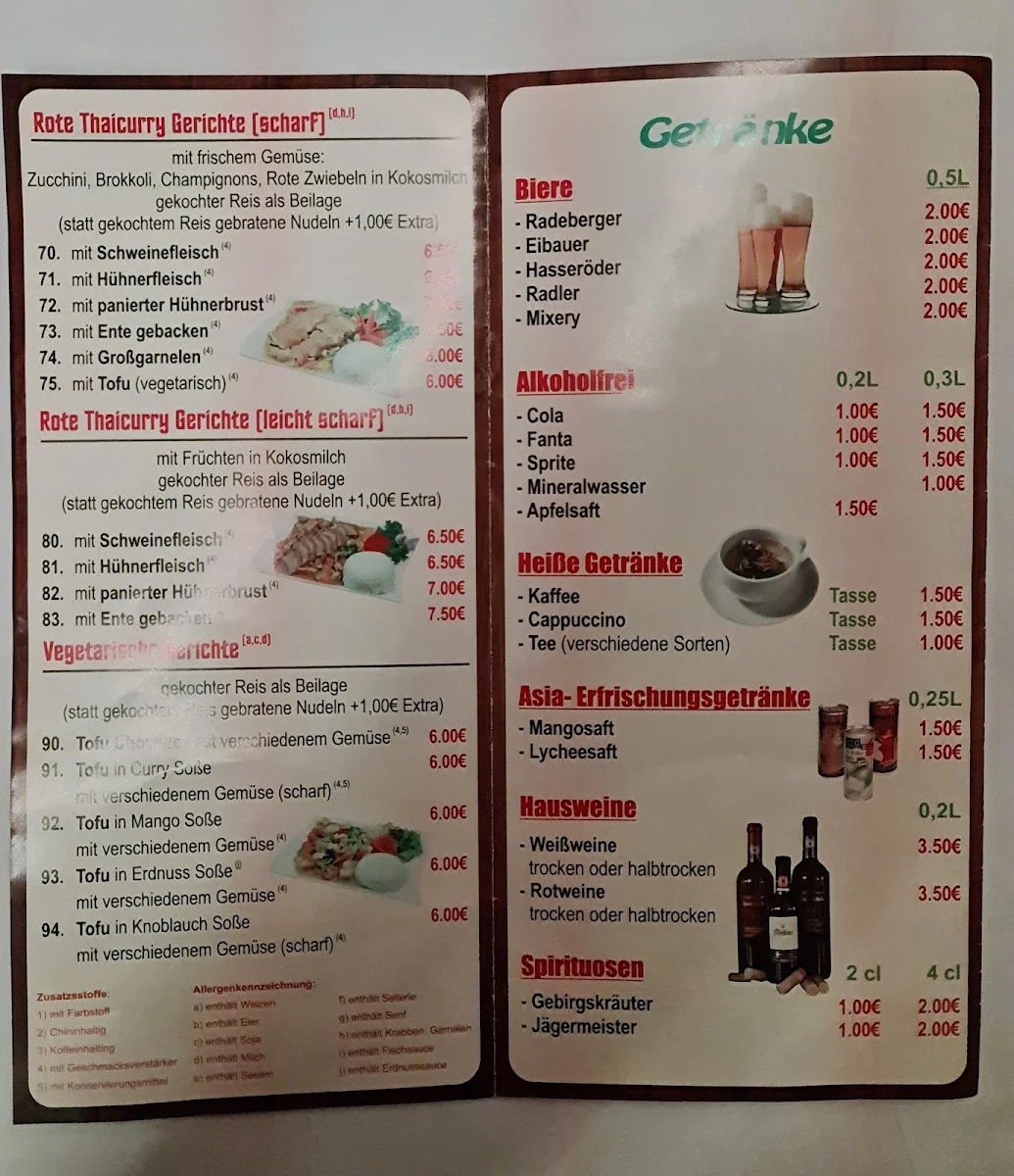 Speisekarte photo 5