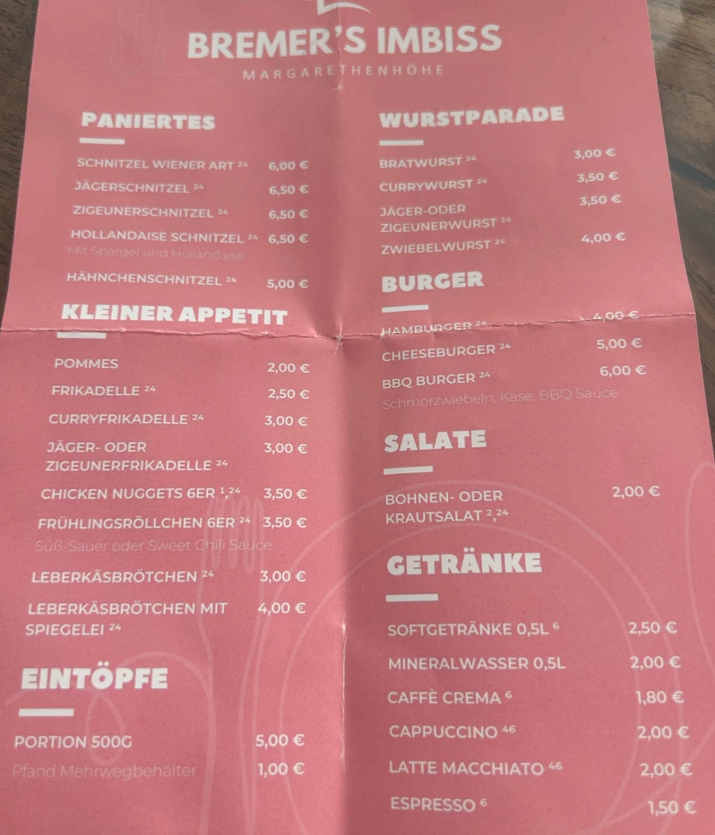 Speisekarte photo 1