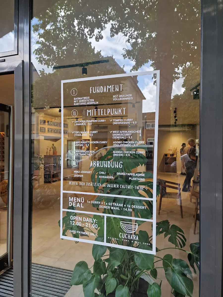 Speisekarte, CUCHARA Münster | Hammer Straße - Frische Curry-Gerichte authentisch zubereitet