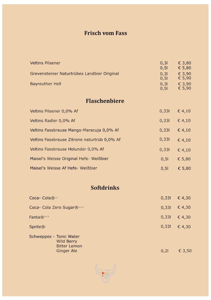 Speisekarte photo 1