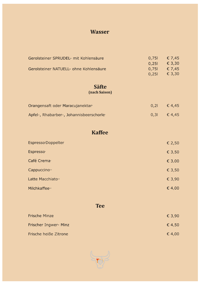 Speisekarte photo 9