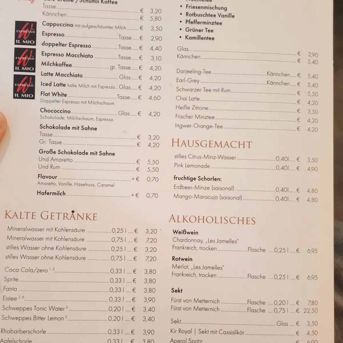 Speisekarte photo 2