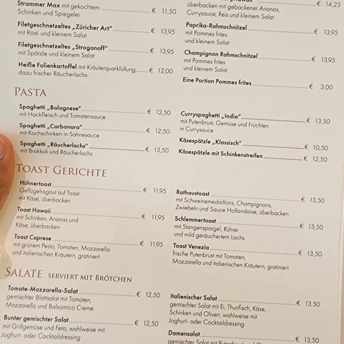 Speisekarte photo 3