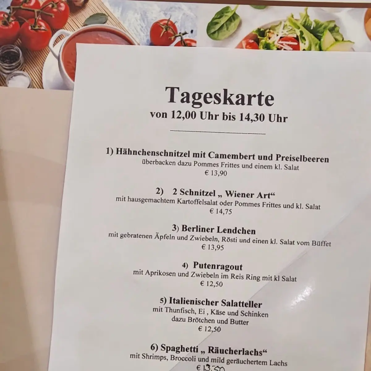 Speisekarte photo 4
